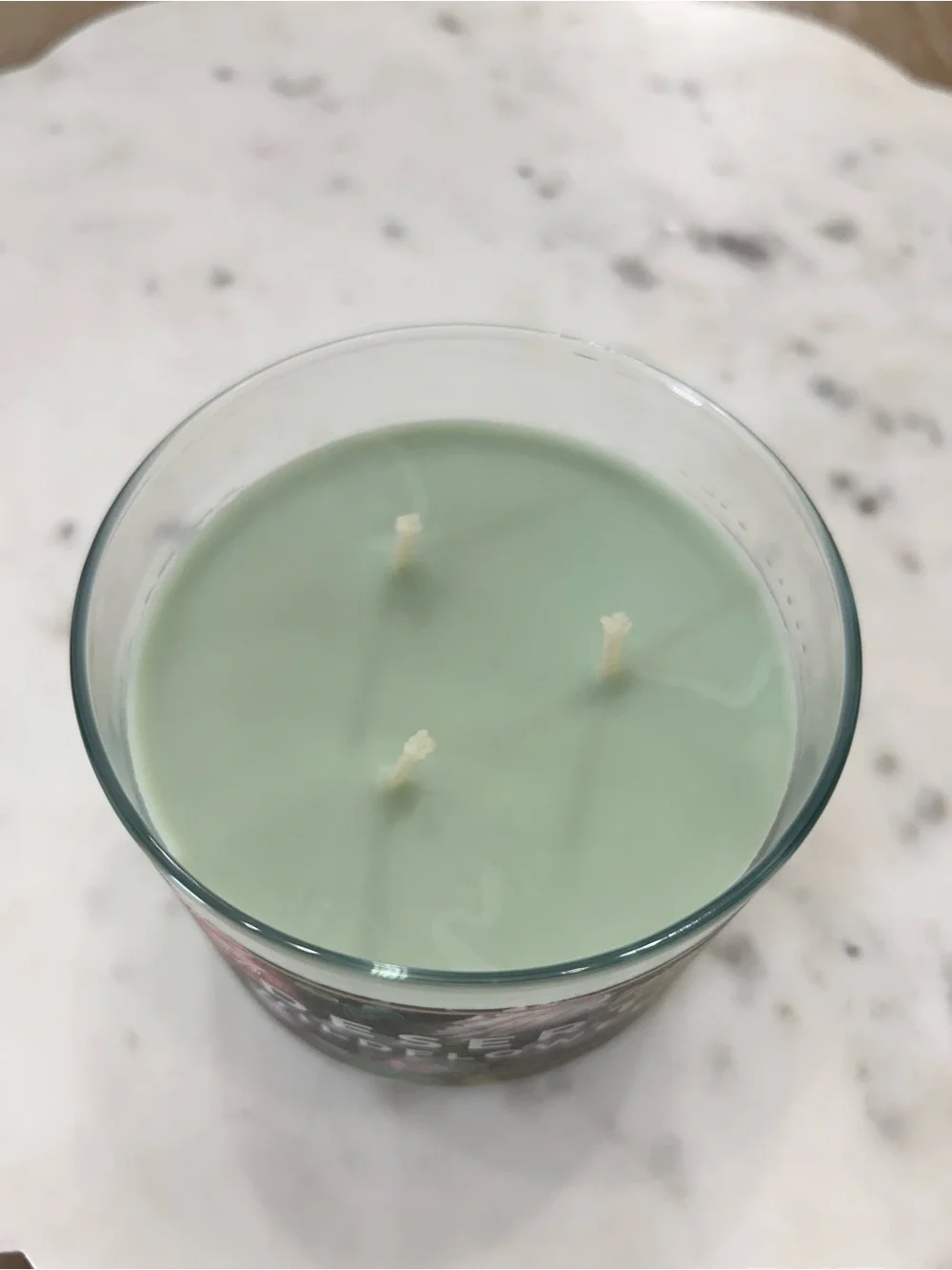 Bath & Body Works Desert Wildflower 3-Wick Candle Discontinued Rose Gold Lid